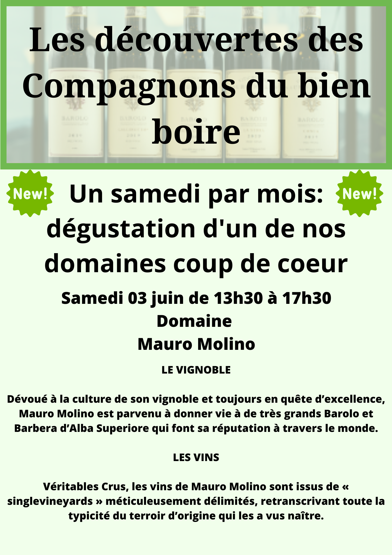 You are currently viewing Les découvertes des Compagnons du bien boire